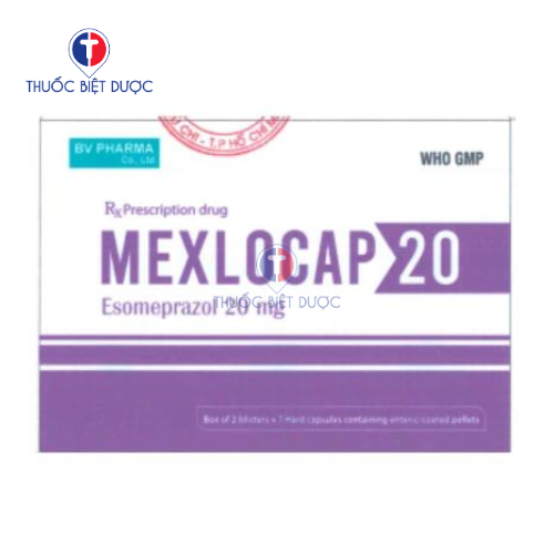 Mexlocap 20 - Thuốc điều trị viêm loét và trào ngược dạ dày
