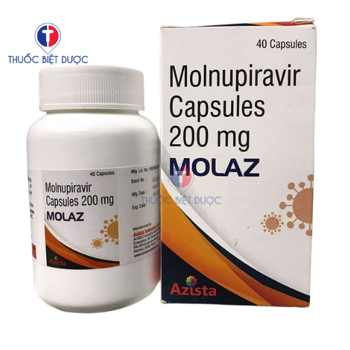 Hình ảnh Molaz 200mg