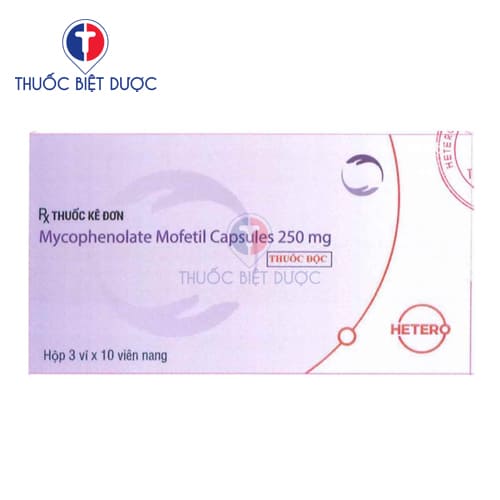 Mycophenolate mofetil capsules 250mg Hetero