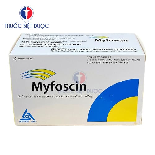 Myfoscin 500mg Meyer - BPC - Fosfomycin