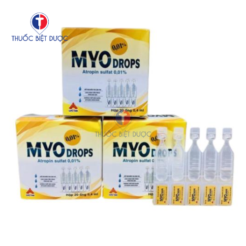 Myodrops 0,01% - Thuốc cải thiện cận thị, tăng độ nhanh