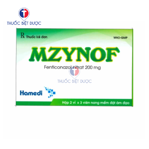 Mzynof - Thuốc điều trị viêm nhiễm âm đạo do nấm Candida