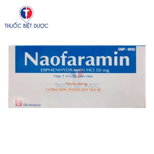 Naofaramin 50mg QM.Mediphar - Diphenhydramin