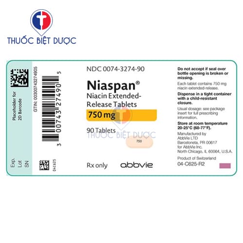Niaspan 750mg