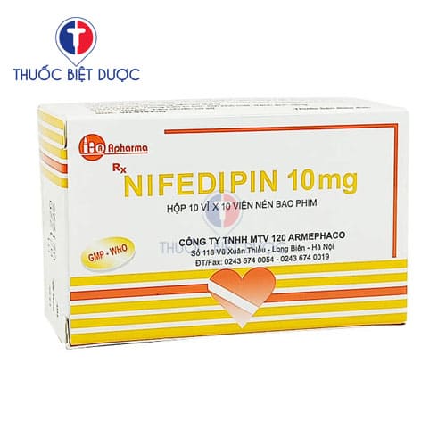 Nifedipin 10mg