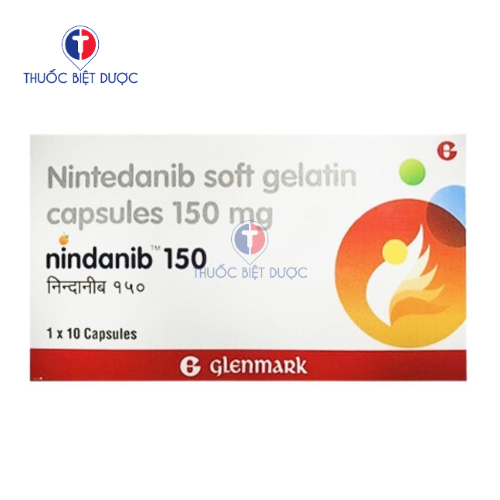 Nindanib 150mg - Thuốc điều trị xơ hoá phổi vô căn