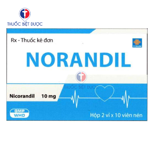 Norandil - Thuốc điều trị bệnh đau thắt ngực ổn định