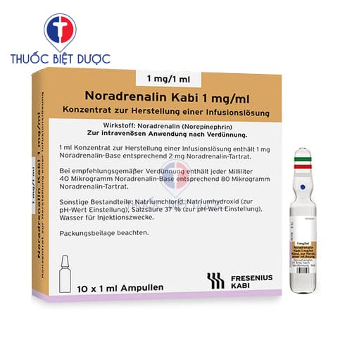 Norepinephrin Kabi 1mg/ml