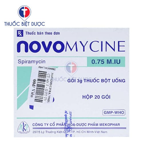 Novomycine 0,75MIU 3g