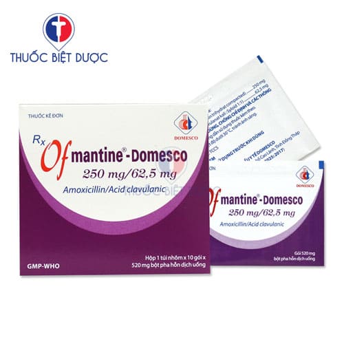 Ofmantine-Domesco 250mg/62,5mg