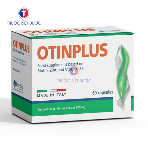 Otinplus - Hỗ trợ điều trị thiếu Vitamin B5 và Biotin