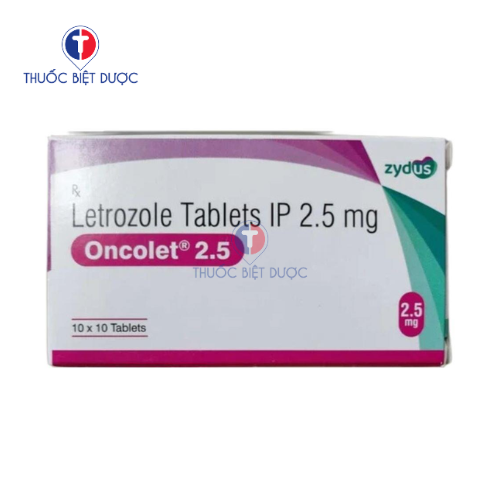 Oncolet 2.5mg - Thuốc điều trị ung thư vú tiến triển