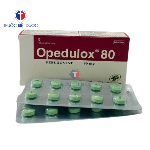 Thuốc Opedulox 80 điều trị tăng acid uric máu mãn tính