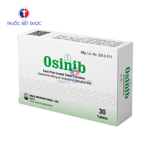 Osinib 80mg - Thuốc điều trị ung thư phổi không tế bào nhỏ