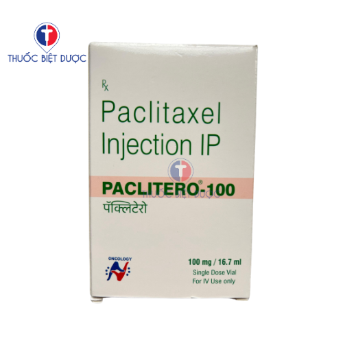 Paclitero 100 dạng tiêm điều trị một số bệnh ung thư