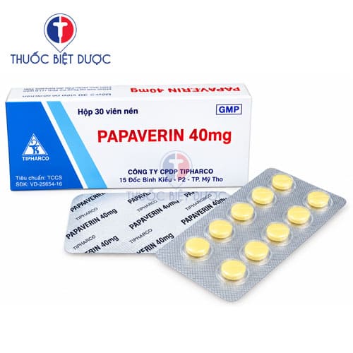 Papaverin 40mg Tipharco