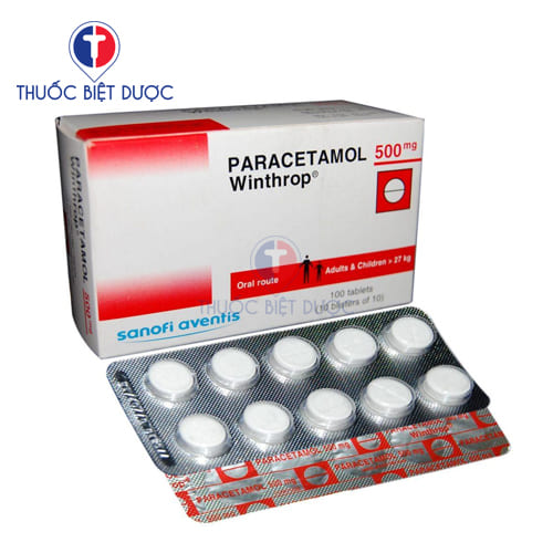 Paracetamol winThrop 500mg