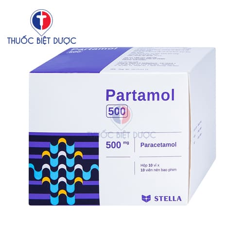 Thuốc Partamol 500mg - Viên nén