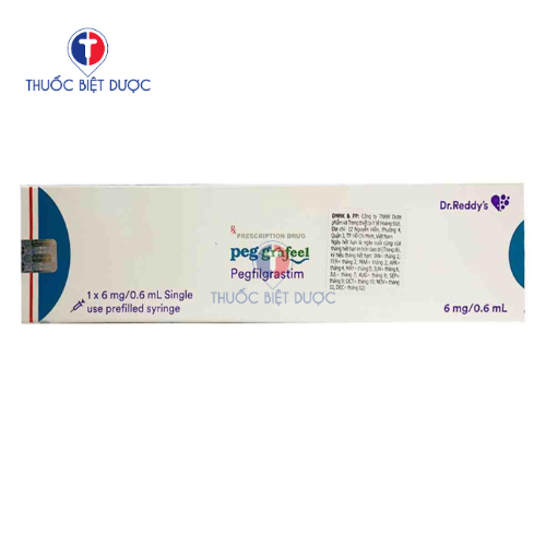 Peg Grafeel 6mg/0,6ml - Thuốc điều trị suy giảm bạch cầu