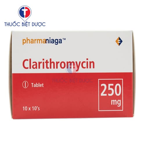 Pharmaniaga Clarithromycin Tablet 250mg