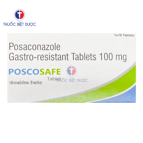 Poscosafe 100mg điều trị các bệnh nhiễm nấm ở người lớn