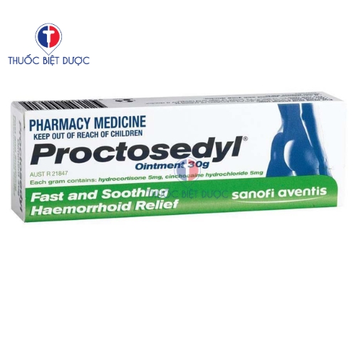 Proctosedyl Ointment 30g Sanofi