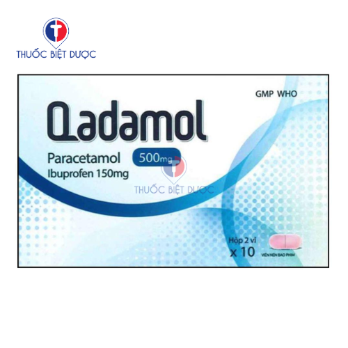 Qadamol - Thuốc hỗ trợ giảm đau, hạ sốt, kháng viêm