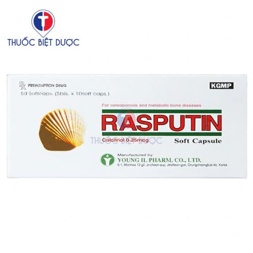 Rasputin soft capsule - Calcitriol 0,25mcg Young Il Pharm