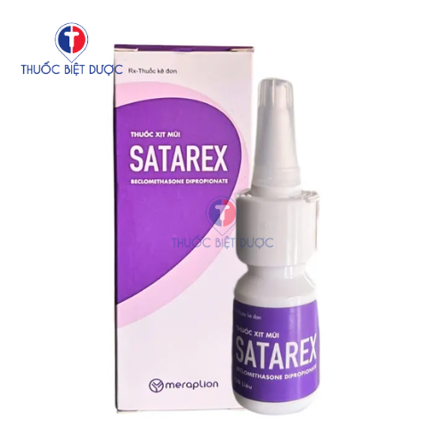 Satarex Merap - Thuốc xịt mũi điều trị viêm mũi dị ứng