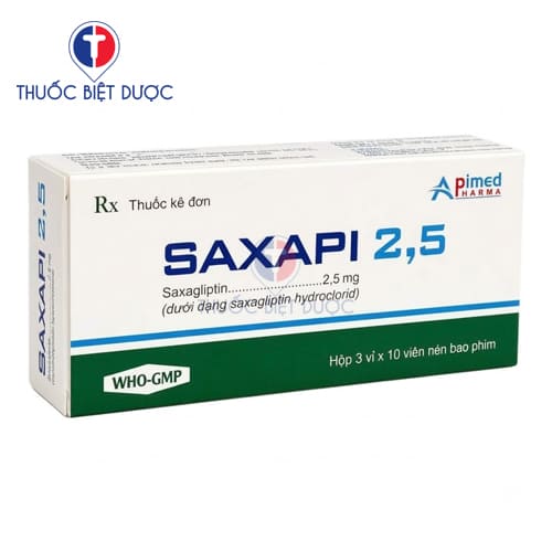 Saxapi 2,5 Apimed - Saxagliptin