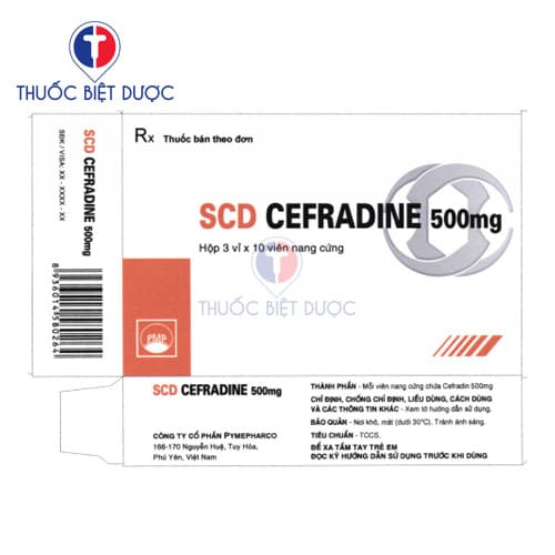 SCD Cefradine 500mg