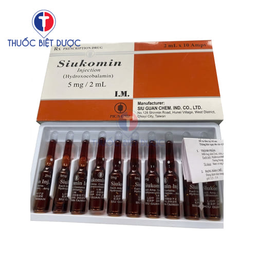 Siukomin Injection Siu Guan Chem - Hydroxocobalamin