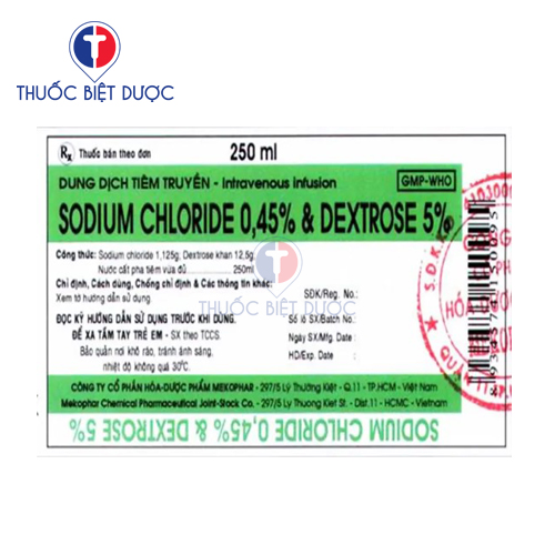Sodium Chloride 0,45% & Dextrose 5%