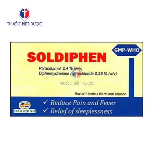 Soldiphen - Thuốc giảm đau hạ sốt cho trẻ từ 2 tuổi