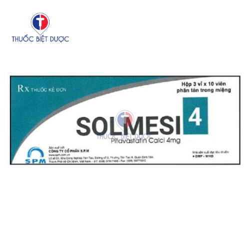 Solmesi 4 - Thuốc hỗ trợ điều trị tăng cholesterol máu