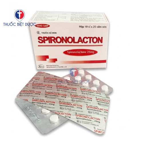 Hình ảnh Spironolacton 25mg Khapharco
