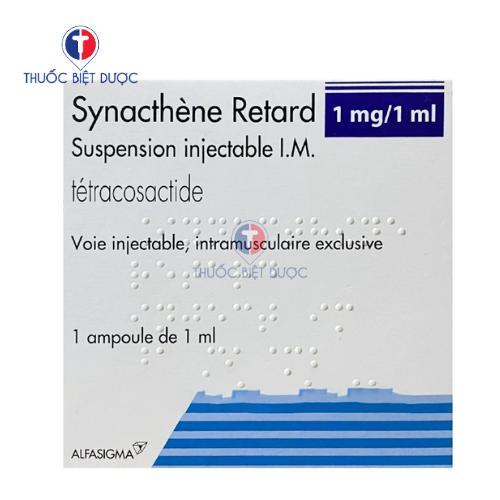 Synacthene Retard - Thuốc chấn đoán suy vỏ tuyến thượng thận