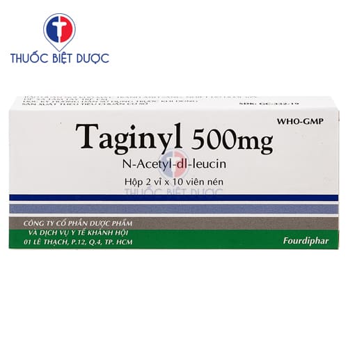 Taginyl - N-Acetyl-DL-Leucin 500mg Thành Nam