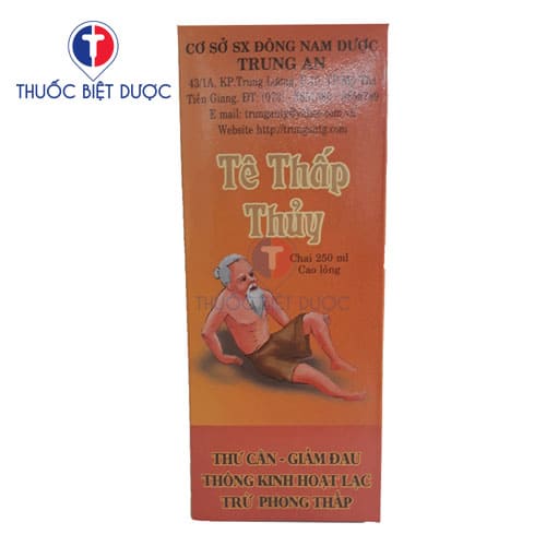 Tê thấp thuỷ 250ml Nam Dược Trung An