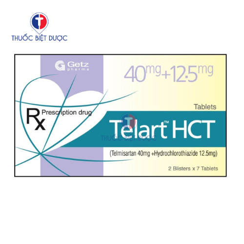 Telart HCT Tablets 40mg + 12,5mg