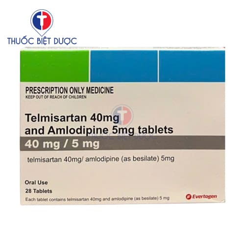 Telmisartan 40mg and Amlodipine 5mg Tablets