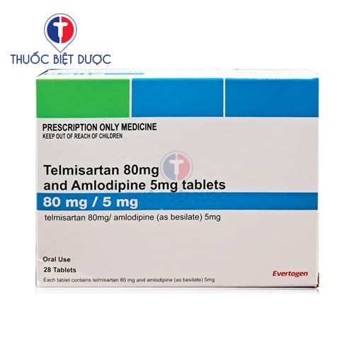 Telmisartan 80mg and Amlodipine 5mg tablets