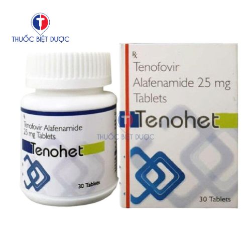 Tenohet 25mg - Thuốc điều trị bệnh viêm gan B mạn tính