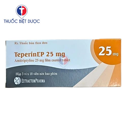 Teperinep 25mg film-coated tablets ExtractumPharma - Amitriptylin