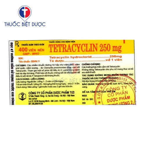 Tetracyclin 250mg