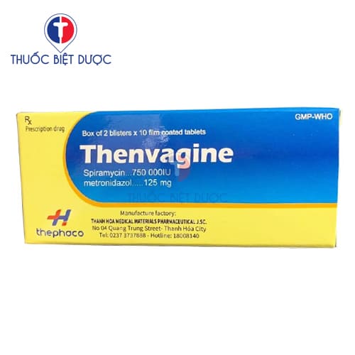 Thenvagine Thephaco dạng viên nén bao phim