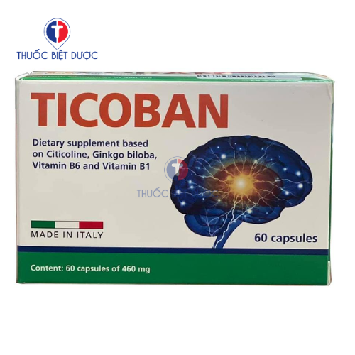 Ticoban - Hỗ trợ bảo vệ và tăng cường tuần hoàn máu não
