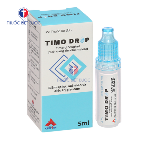 Timo Drop - Thuốc điều trị tăng nhãn áp và glucom góc mở