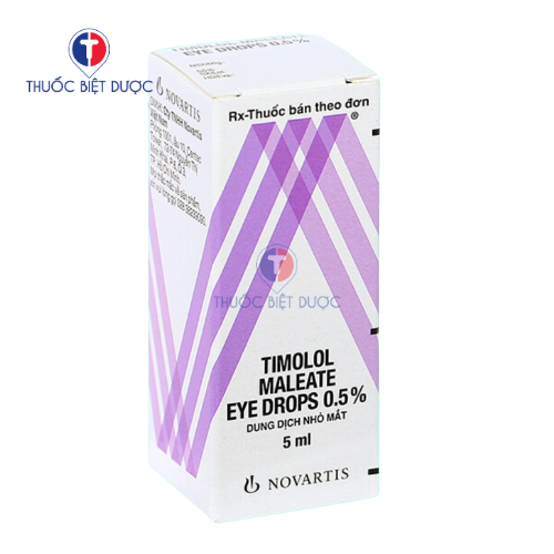 Timolol Maleate Eye Drops 0.5% - Thuốc điều trị tăng nhãn áp