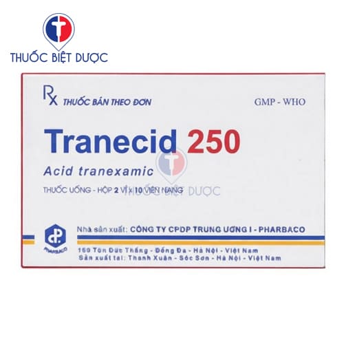 Tranecid 250 Pharbaco dạng viên